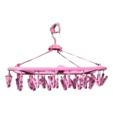 Imagem de Varal Multiuso 36 Pregadores Suspenso Resistente Peça Intima