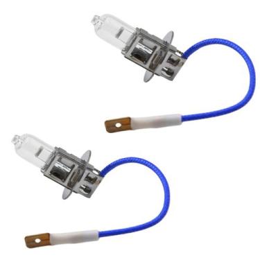 Imagem de Par Lâmpadas H3 Halógena 55w 12v Pk22s - FLX