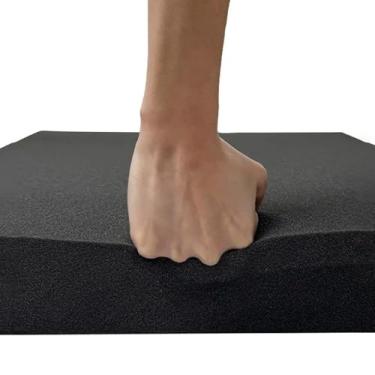 Imagem de Almofada De Espuma De Poliuretano De Alta Densidade Com Absorção De Choque (1 Unidade) - Espessura De 0,5 A 4,5cm | Preta, Resistente A Impactos Para Capas Rígidas(Thick 0.5cm,L45cm x W25cm)