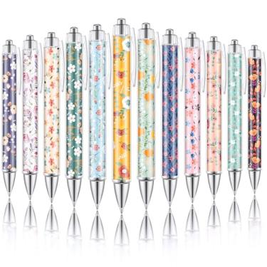 Imagem de Dispowreath 12 peças, presente para amantes de animais, presente de escritório, abelha, preguiça, gato, flamingo, flor, lhama corgi, cavalo de vaca das terras altas, dachshund, pug, caneta