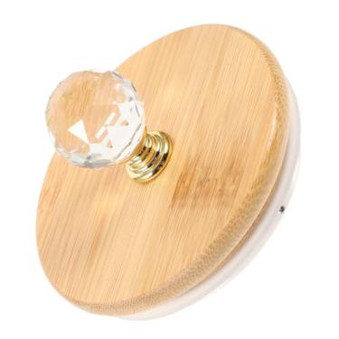 Imagem de PRETYZOOM Tampa de reposição para jarra de água para jarra de vidro evita derramamentos fácil de abrir para bebidas refrescantes e chá da tarde tampa protetora de jarro de água