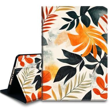 Imagem de Bxgolkgd Capa para tablet para iPad de 10,2 polegadas (9ª/8ª/7ª geração, 2021/2020/2019), capa com suporte à prova de choque com dissipação de calor, função despertar/hibernar automática, arte de