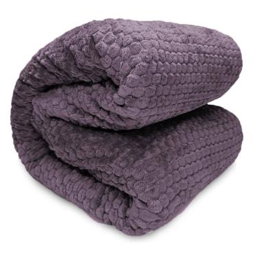 Imagem de Cobertor De Microfibra Solteiro Corttex Lugano Lilas