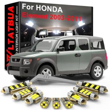 Imagem de WLTATBUA Kit de luz interior LED substituição do pacote para HONDA Element 2003 2004 2005 2006 2007 2008 2009 2010 2011