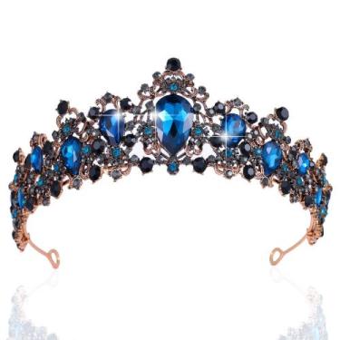 Imagem de Noiva de casamento Crown Kamirola Baroque Queen Rhinestone TR05