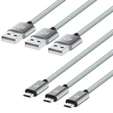 Imagem de Cabo micro USB Rankie de alta velocidade de dados/carregamento de 0,9 