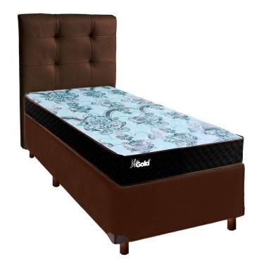 Imagem de Kit Cabeceira + Cama Box + Colchão Solteiro Molas Ensacadas Life Gold Paropas