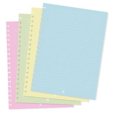 Imagem de Bloco refil caderno universitário Smart 48 folhas pautado Enjoy - Dac