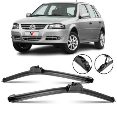 Imagem de Par Palheta Limpador Parabrisa 21'' 19'' Gol G3 G4 99 á 2012 - NK