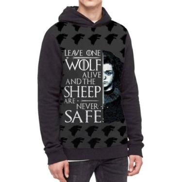Imagem de Moletom Com Capuz Game Of Thrones Ref:509 - smoke, Preto, G
