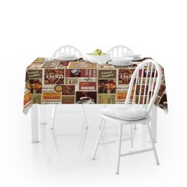 Imagem de Toalha De Mesa Plástica Térmica Estampada Pvc Impermeável 1,40x1,00 Me