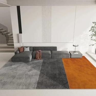 Imagem de Tapete verde de cor sólida, luxuoso, para sala de estar, sofá, mesa de centro, tapete, almofada simples para quarto, tapete para casa (80 x 160 cm/SJR-7)