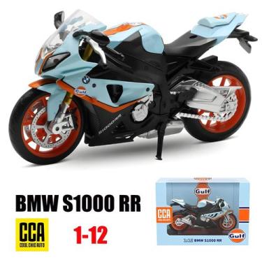 Imagem de Modelo De Motocicleta BMW S1000 RR Em Escala 1:12, Brinquedo De Motocr