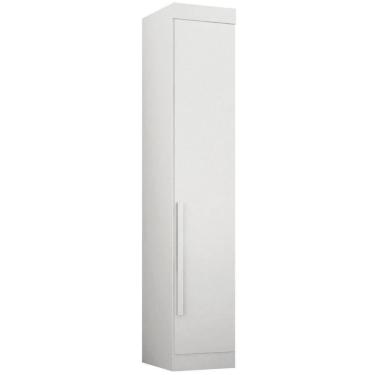 Imagem de Guarda Roupa Modulado Individual Orion Branco 1 Porta Leifer Móveis