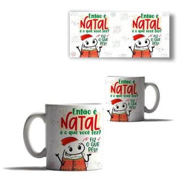 Imagem de Caneca Porcelana Natal Flork Noel Fiz o que Deu Humor Piada - Enjoy Sh