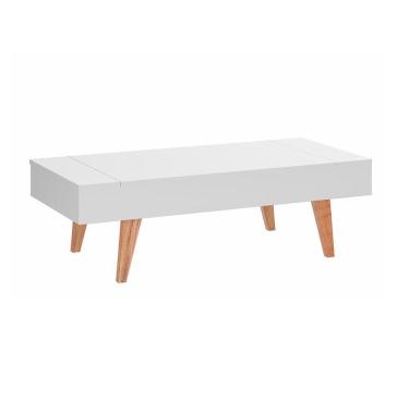 Imagem de Mesa De Centro Leaves Com Tampo Basculante Be Mobiliário Branco