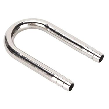 Imagem de GLOGLOW Acessórios para Bomba de Ar Tubo de Peixe de Aço Inoxidável U Tubo de Forma, Conector de Em Forma de U para Aquário Nan de Tubulação de Oxigênio de CO2 (2 pontos)