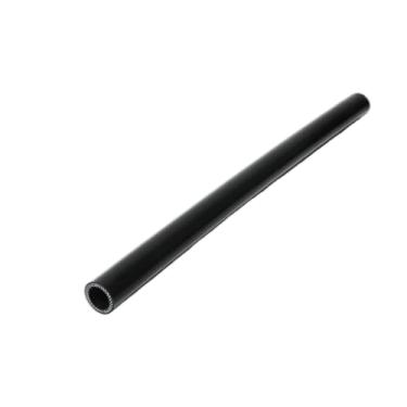 Imagem de I33T Tubo de silicone automotivo, ID 3/4" (19 mm) mangueira de silicone de acoplador reto, mangueira universal de refrigeração de radiador de alta temperatura de 3 camadas 1,6FT (0,5 m) (preto)