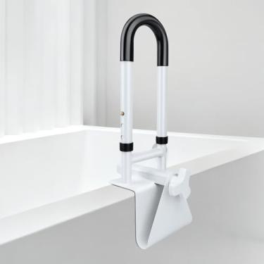 Imagem de Windspeed Barra de apoio de segurança de banheira ajustável em altura para idosos, barras de apoio para idosos, deficientes, assistência para entrar e sair da banheira, serve para paredes de banheira