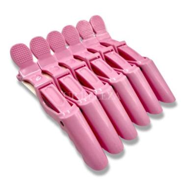 Imagem de Clips de Cabelo Profissional Antideslizante Colorido 6 Unidades  Presi
