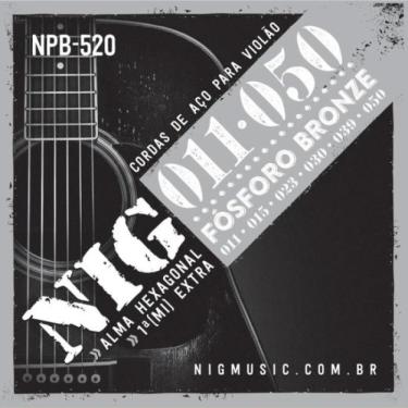 Imagem de Encordoamento Para Violão Aço .011 NPB520 NIG