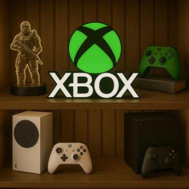 Imagem de Luminária Gamer 3D Presente Decoração Modelo Xbox - DRAK