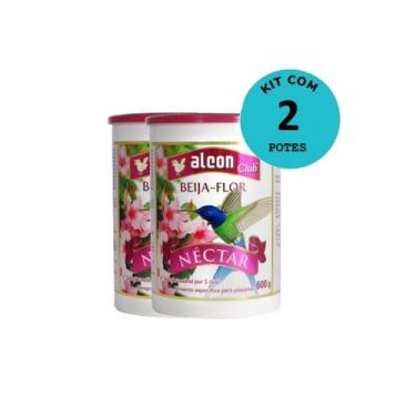 Imagem de Kit Ração Alcon Club Beija Flor Néctar 600g Com 2 unidades