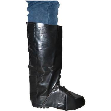 Imagem de Perneira de Proteção para Motoqueiro PVC Preto ( PAR ) - Brascamp