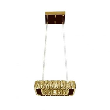 Imagem de Pendente Tokyo Led Quadrado 14wtkyg252514w4kqdpd Bronzearte Gold