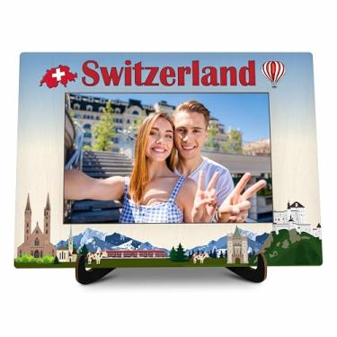 Imagem de Porta-retrato de viagem na Suíça, presente para mulheres, homens, amigos, casais, lembranças da Suíça, para casamento, lua de mel, lembrancinhas de férias na Suíça - 45