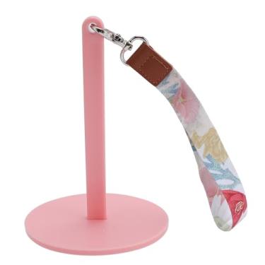 Imagem de SUNGOOYUE Suporte de Fio Suspenso Seguro e Versátil para crochê Macio e tricô, Design de Pulso Confortável para ArtesãOs de Todos Os níveis. (Rosa empoeirado)