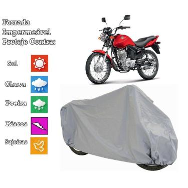 Imagem de Capa Cobrir Moto Honda Cg 100 % Impermeável E 100% Forrada