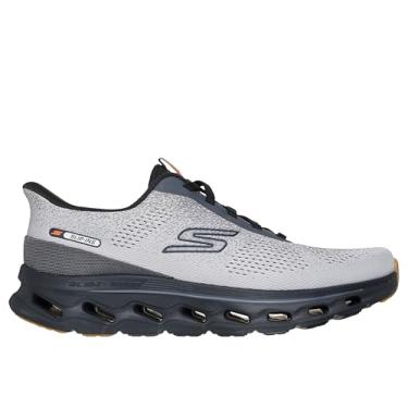 Imagem de Skechers Go Walk Glide-Step 2.0 Maser Tênis masculino sem cadarço, Cinza/preto, 41