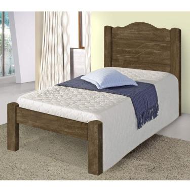 Imagem de Cama Thalia Solteiro 0,88cm Castanho - Cambel