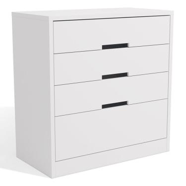 Imagem de Comoda 4 Gavetas 91 Cm S824 Kappesberg Branco