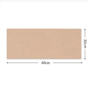 Imagem de Tapete Arranhador Auto-Adesivo para Gatos 60x30cm - Protetor de Sofá, Cama e Paredes Anti-Arranhão (MARROM)