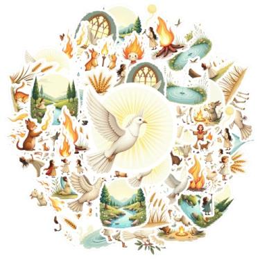 Imagem de 35 peças, natureza, animais, paz, amizade, fogo, adesivos, brinquedos, artigos de papelaria, adesivos fofos para guitarra, faça você mesmo, bicicleta, skate, laptop, bagagem, decoração, telefone