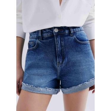 Imagem de Shorts Jeans Feminino Barra A Fio Hering-Feminino