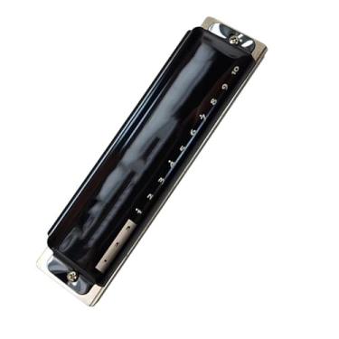 Imagem de Gaita profissional de 13 furos profissional e requintado instrumento de gaita cromática com corpo durável de metal (cor: C)