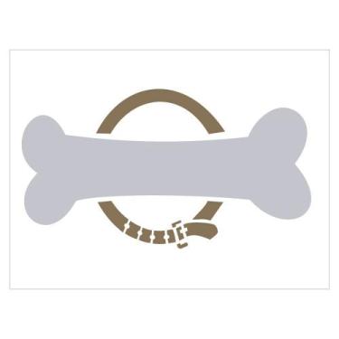 Imagem de Stencil de Acetato para Pintura 15x20 Pet Placa Osso Opa 2173