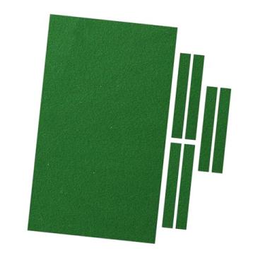 Imagem de Fenteer Acessórios para mesa de bilhar, kit de substituição para mesa de bilhar, verde, para sala de jogos, com Pano de Borda