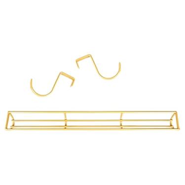 Imagem de MotiveTech Trilho Deslizante para Mesa de Bilhar, Acessórios para Bilhar, Suporte para Bolas de Bilhar, Fácil Montagem, Peça Universal para Mesa de Bilhar, Ouro