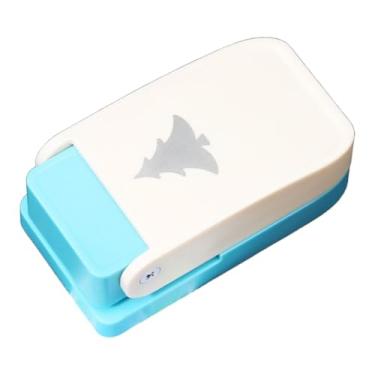Imagem de shamjina Perfurador de Papel Artesanal com Formatos para Scrapbook, Ideal para Crianças - Perfurador de Papel Pequeno e Mini Cortador para Criação de Cartões, árvore de Natal