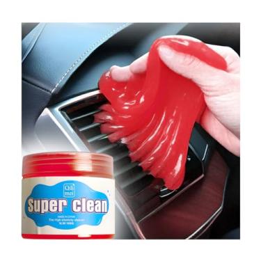 Imagem de FALVFUN Gel de limpeza de carro, massa de detalhe de fenda de saída de ar reutilizável para veículos, acessórios de kit de ferramentas de remoção de limpador de geleca, universal para SUV, Sedan
