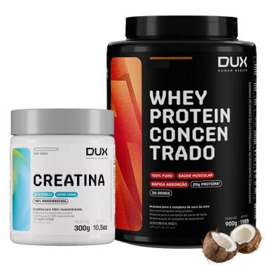 Imagem de Whey Concentrado Sabores + Creatina 300g Dux Human Health-Masculino