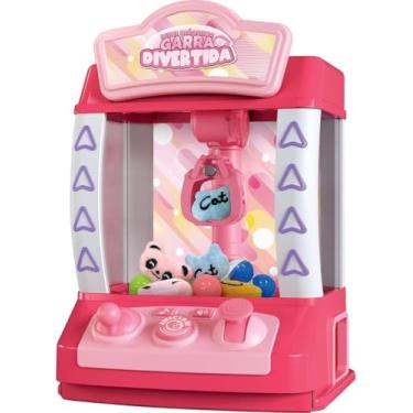 Imagem de Mini Máquina Pelúcia Garra Divertida Rosa