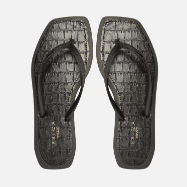 Imagem de CHINELO SQUARE PALMILHA CROCO BRIZZA AREZZO-Feminino