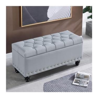 Imagem de FAMEOYA Banco de armazenamento de sapatos, banco de sofá, banco longo para troca de sapatos, sentado à porta da loja de roupas de casa, banco de armazenamento de vestiário, banco de sapatos