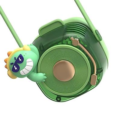 Imagem de GLOGLOW Ventilador de Pescoço, Ventilador Portátil de Carregamento USB Sem Lâmina para Passeios Ao Ar Livre e Eletrodomésticos Esportivos (Verde)