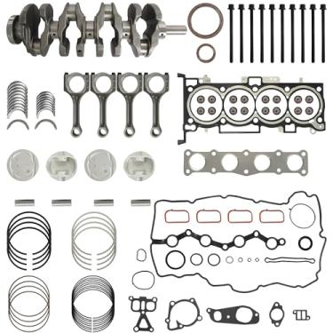 Imagem de Kit de revisão de reconstrução de motor G4KE 2.4L com pistões de virabrequim e haste para Hyundai Grandeur Sonata Tucson Azera Kia Sorento Forte Optima Rondo G4KE 2.4L 07-19#20910-2GH02 20910-2GL00